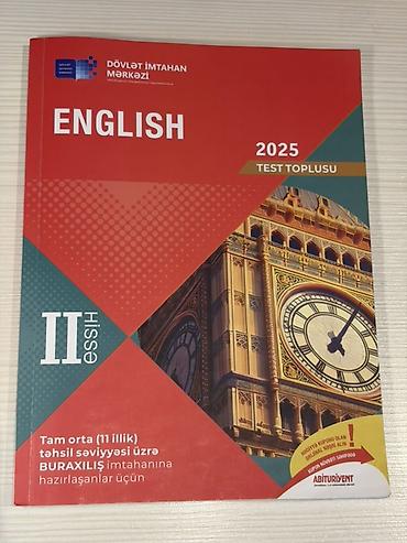Testlər: İngilis dili Testlər 11-ci sinif, DİM, 2-ci hissə — 1