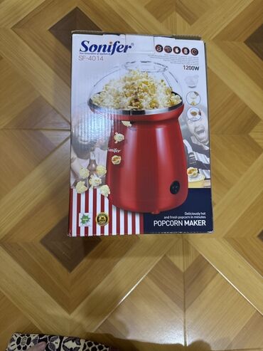 təzə soyuducu: Sonifer SF-4014 Popcorn Maker - Güc: 1200W - Rəng: qırmızı - Sürətli