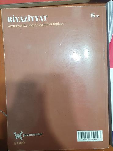 Riyaziyyat: Məhsul: “Riyaziyyat – Abituriyentlər üçün tapşırıqlar toplusu” — 2