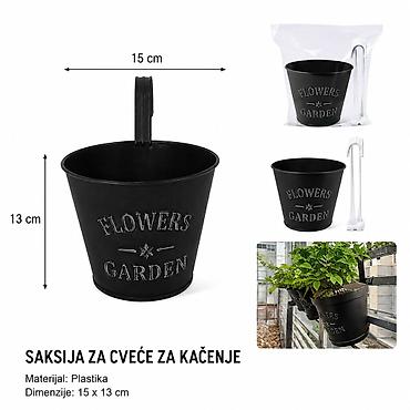 KMT Daska za surfovanje sa okrugli plastični saksija veliki 502106