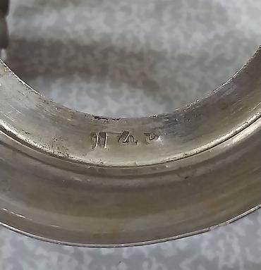 antikvar qab: Stəkanlar, rəng - Gümüşü, 1 əd, SSRİ — 9
