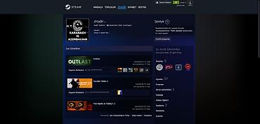pc oyunları: Şəxsi istifadə etdiyim Steam hesabımı satıram. Hesab təmizdir, heç bir — 1