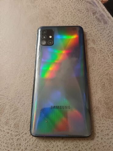 samsung a70 ekrani: Samsung Galaxy A51, 128 GB, rəng - Qara, Zəmanət, Düyməli, Sensor