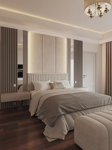 Фасадные 3D панели: Настенные декоративные панели и ТВ-зоны под ключ - Современные — 12