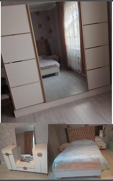 tek kravat gence: İkinəfərlik çarpayı, Tumba, Dolab, 2 tumba, İşlənmiş — 1