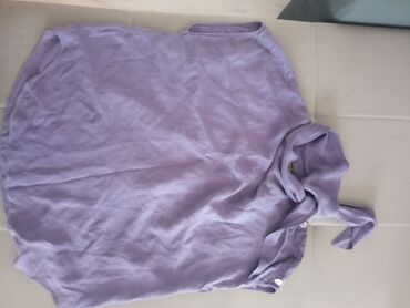 push helanke new yorker: Massimo Dutti, L (EU 40), Svila, Jednobojni, bоја - Ljubičasta