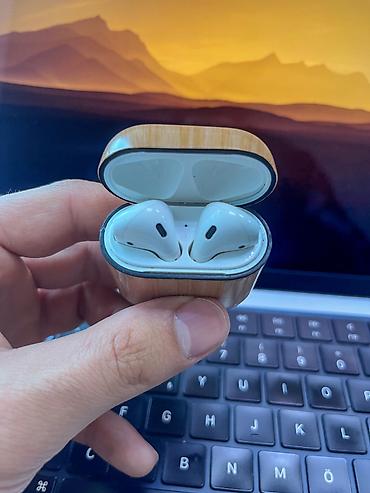 Qulaqcıqlar: İşlənmiş Simsiz (Bluetooth) Qulaqcıqlar, Apple, rəng - Ağ — 4