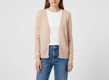 kurtka jeansowa z futerkiem bershka: Bershka, Kardigan damski, rozmiar M