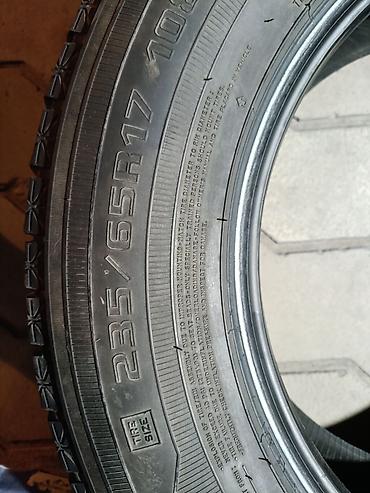 aeolus e70: Шины 235 / 65 / R 17, Зима, Б/у, Пара, Внедорожные (АТ/МТ), Япония, GoodYear — 2