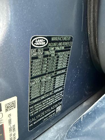 range rover 2012: Land Rover : 2019 г., 2 л, Бензин — 7
