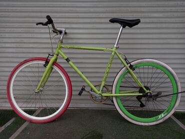 велосипед зеленый: Шоссейник в хорошем состоянии Привозной Легкий накатистый велосипед