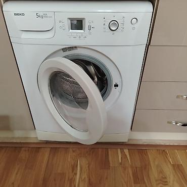 sulu vintilyator: Paltaryuyan maşın Beko, 5 kq, İşlənmiş, Qurutmasız — 1