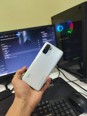 rəsmi 9 s: Xiaomi Redmi Note 10, 128 ГБ, цвет - Белый, 
 Сенсорный, Face ID