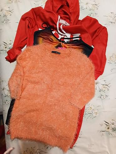 Kompleti: Komplet ženske garderobe – 3 komada 1) Dukserica-haljina sa — 11