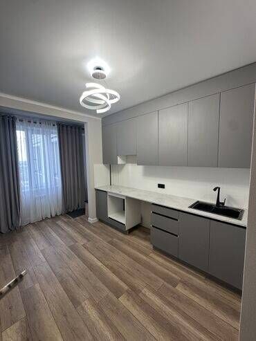 квартир токмок: 1 комната, 38 м², Элитка, 12 этаж, Евроремонт