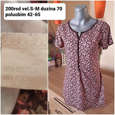 mango suknje: Ženska tunika/majica kratkih rukava sa cvetnim dezenom. - Brend: Palm — 1