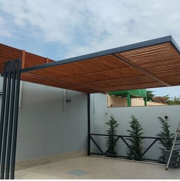 Naveslər, markizlər: Səs və məxfilik üçün lamel tipli dekorativ panellər və kölgəlik — 4