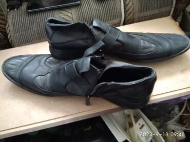 ботинки кожанные: Кожаные производства Италия