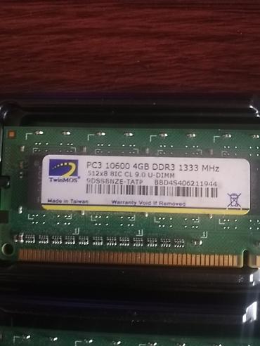 Оперативная память (RAM) для ПК, Новый, 4 ГБ, DDR3, 1333 МГц