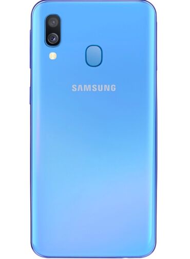 samsung i700: Samsung A40, 64 GB, rəng - Mavi, Barmaq izi, İki sim kartlı, Face ID