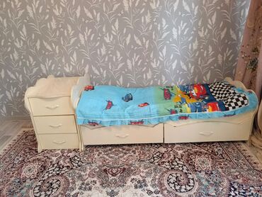 пожарные датчики: Детский диван, цвет - Бежевый