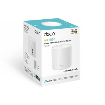 el modemi: TP-Link - Deco X10 (1-pack) ( AX1500 Whole Home Mesh Wi-Fi 6 System)