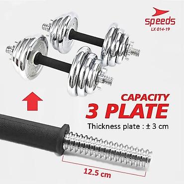 Ştanqlar və ştanq diskləri: Ştanq üçün qrif, Çəki: 2 kq, Yeni — 21