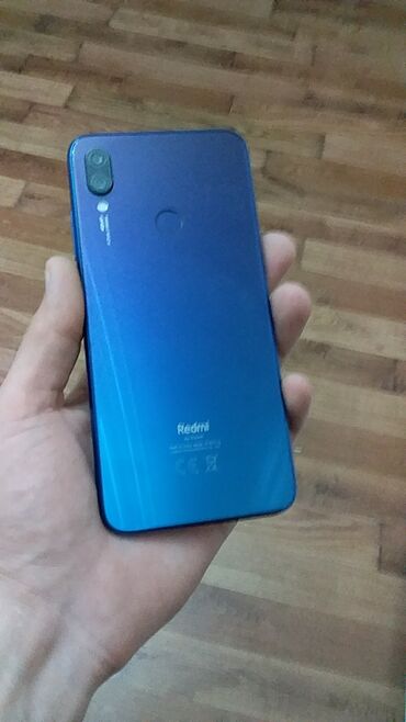 Xiaomi: Xiaomi Redmi Note 7, 64 GB, rəng - Göy, 
 Barmaq izi, Face ID