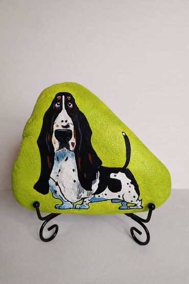 Şəkillər, tablolar: Роспись на натуральном камне, выполненная вручную акриловыми красками — 14