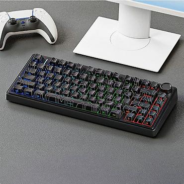 xbox wireless controller: Клавиатура, Ajazz, Механическая, Bluetooth, Проводное подключение, Размер: 75% — 2