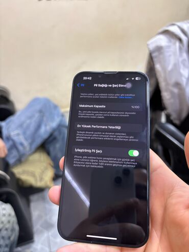 Apple iPhone: IPhone 14, 128 GB, Midnight, Face ID, Sənədlərlə, Zəmanət