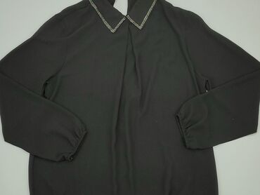 czarne koronkowe bluzki z długim rękawem: Bluzka Damska, S, stan - Bardzo dobry