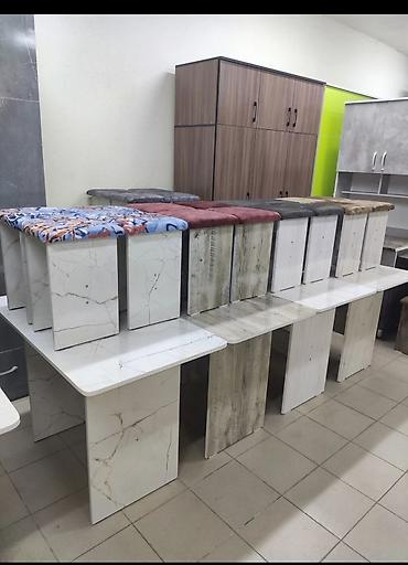 Кухонные столы и стулья: Кухонный стол и стул, Новый — 2