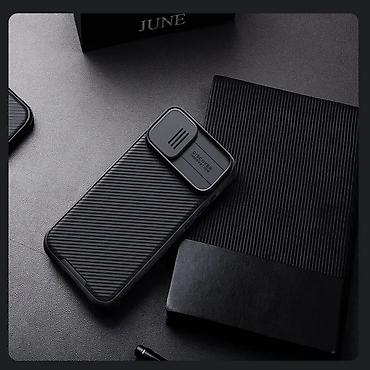 Maske i futrole za telefone: Maska Nillkin CamShield Pro za iPhone 16 Plus 6.7 crna. Uz brzu — 10