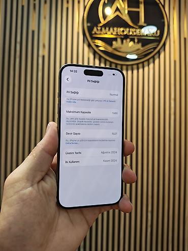 prodat iphone: IPhone 15 Pro, 128 GB, Natural Titanium, Sənədlərlə, Zəmanət, Simsiz şarj — 3
