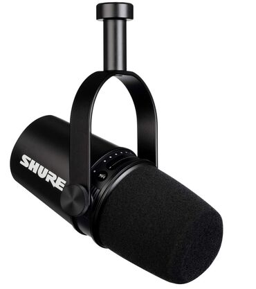 shure: Shure MV7 mikrofonları, USB və XLR-la səs yazma imkanı. Qutuda
