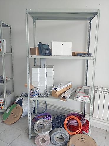 stelaj polka: Rəflər 300 azne alınıb az istifadə olunub heç bir problemi yoxdur hər — 3