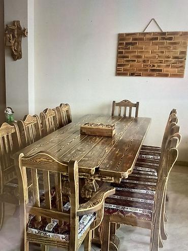 Sifarişlə qonaq dəstləri: Rustik üslubda əl işləri: interyer üçün bədii ağac işləmələri və mebel — 5