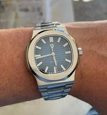 Ručni satovi: PAGANI DESIGN PD-1728- Plava- Patek Philippe Nautilus — 11