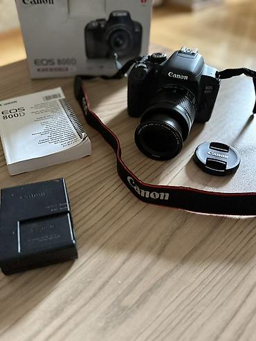 canon 800d: Canon EOS 800D (EF-S 18-55mm f/4-5.6 IS STM Kit) Məhsulun təsviri: - — 6