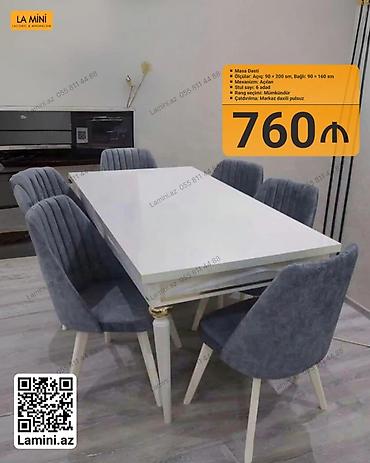 Mebel: Masa dəsti – La Mini - Mexanizm: açılan - Ölçülər: açıq 90×200 sm — 1