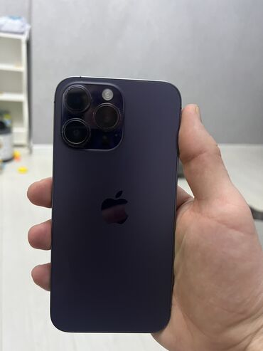 номир: IPhone 14 Pro Max, Б/у, 512 ГБ, Deep Purple, Коробка, 85 %