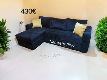 Ugaone garniture: Ugaona garnitura – Nameštaj Rilex - Dimenzije: 230 x 160 cm - Cena — 9