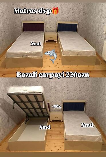 ev ucun mebel: Yeni, Təknəfərlik çarpayı, Bazalı — 1