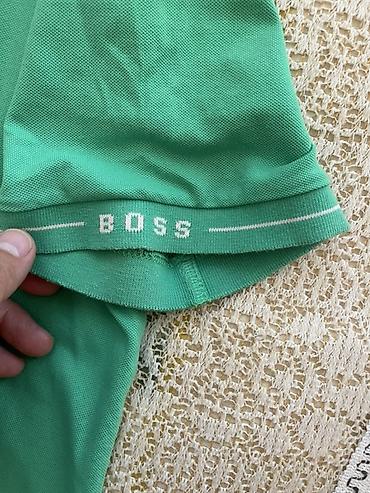 Polo köynəklər: BOSS kişi polo köynəyi, original - Rəng: açıq yaşıl/mentol - Kəsim — 3