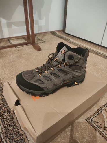 кожаная мужская обувь бишкек: Походные ботинки Merrell Moab 3 Mid в цвете Walnut. Модель
