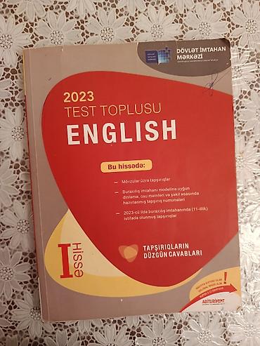 Testlər: Məhsul: “2023 Test Toplusu – English” (DİM), I və II hissə — 1