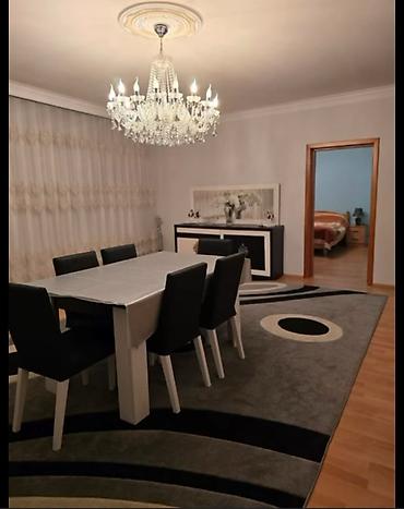 Uzunmüddətli kirayə mənzillər: Çıxarış var Ümumi 261 kv 5 sorta tikilib həyətə 4 maşın rahat girir — 14