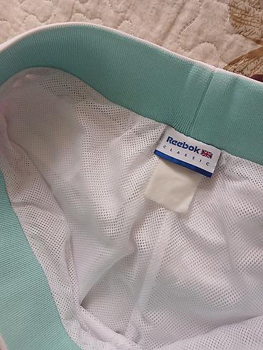 tsunami l: Спортивные брюки Reebok Classic, белые. В стиле 90X - Легкая ткань с — 1