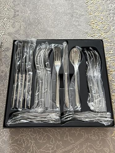 Sambonet “Leaf” çəngəl-bıçaq dəsti İtalya – 24 parçalı, 6 nəfərlik